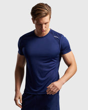 Afbeelding in Gallery-weergave laden, Nordic Dots Men's Performance T-Shirt Navy
