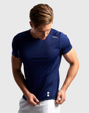 Afbeelding in Gallery-weergave laden, Nordic Dots Men&#39;s Performance T-Shirt Navy
